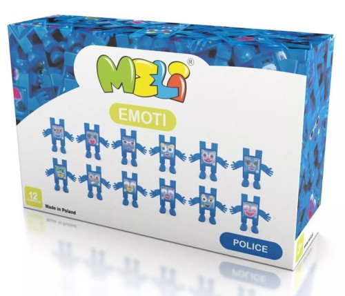 Meli Klocki Figurki Emoti POLICE