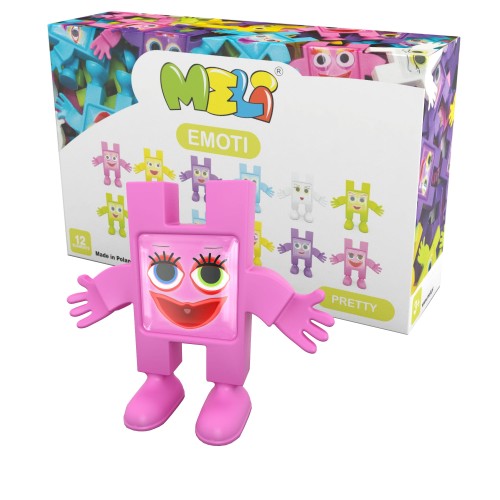 Klocki Meli Figurki Emoti Pretty