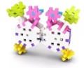 Meli Klocki Kreatywne Wafle Maxi Constructor Pink 120el.