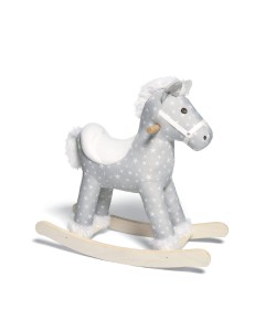 Konik na biegunach Szaro-biały w gwiazdki Mamas&Papas