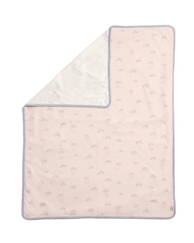 Dwustronny Kocyk Dżersejowy Tęcza Mamas&Papas