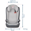 Fotelik samochodowy MT5 Grey 15-36kg Capsula