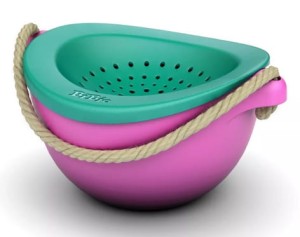 PoBi Róż - Wiaderko do piasku BiBio