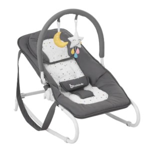 Badabulle Leżaczek + pałąk Easy Bouncer Moonlight