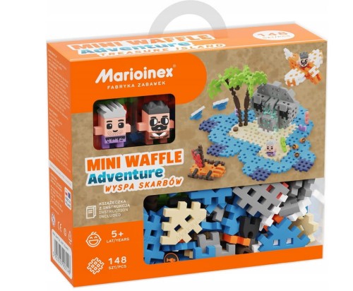 Mini Waffle Wyspa Skarbów Adventure Marioinex 148el.