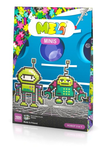 Meli Minis Robot 3in1 Thematic +Plan Budowy 50324