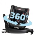MultiFix TWIST 360 Fotelik Samochodowy Obrotowy Isofix Black 0-18kg Heyner