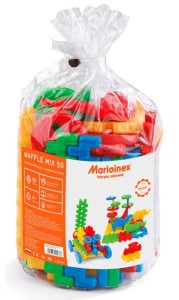 Marioinex Klocki Wafle Mix Wzorów 50el.