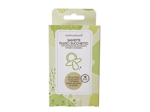 Jednorazowe chusteczki odkażające do smoczka 14szt. NATINATURALI