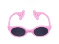 Okulary przeciwsłoneczne dla dzieci Pink 6m+ ANIMAL SUNGLASSES