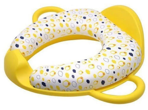 Miękka nakładka na sedes z uchwytami Żółta 18m+ POUPY