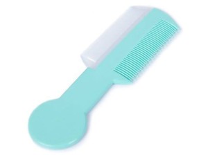 Grzebień z miękkimi i twardymi ząbkami Turkus 0m+ POUPY