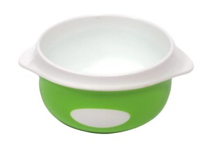 Miseczka dla dziecka Zielona 4m+ POUPY