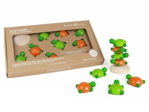 Drewniana gra zręcznościowa Żółwie 4l+ MILANIWOOD