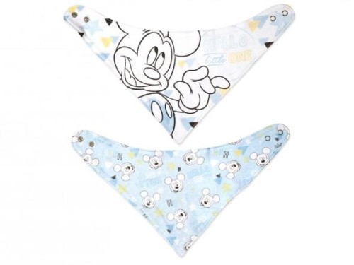 Apaszka bawełniana myszka Mickey 4m+ 2 szt. LULABI