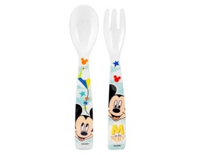 Sztućce dla dziecka myszka Mickey 6m+ LULABI