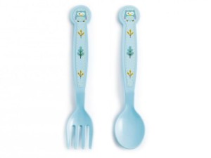 Sztućce dla dziecka sowa 6m+ LULABI