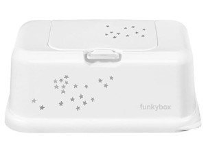 Pojemnik na chusteczki White little stars FUNKYBOX