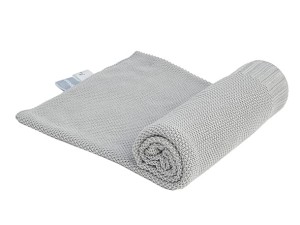 Kocyk bambusowy 80x100 cm szary PIAPIMO