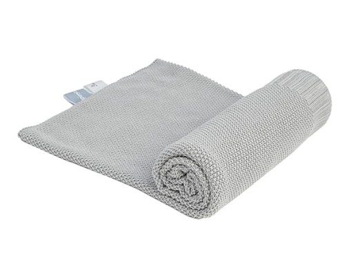 Kocyk bambusowy 80x100 cm szary PIAPIMO