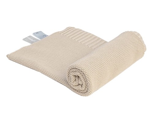 Kocyk bambusowy 80x100 cm piaskowy PIAPIMO