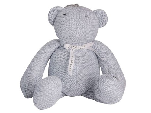 Miękki miś z pozytywką Błękitny 40cm 0m+ BAMBOOM