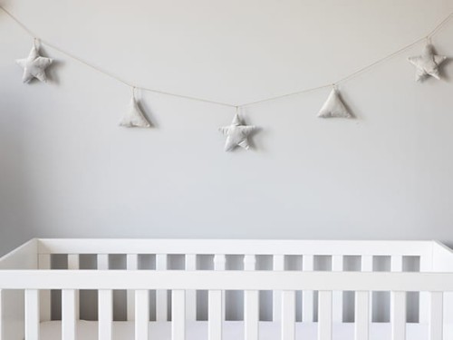 Girlanda gwiazdki i trójkąty szara PIAPIMO