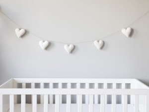 Girlanda serduszka biała PIAPIMO