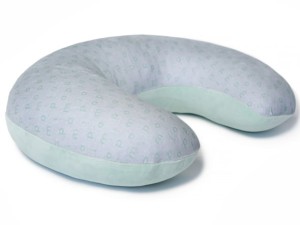 Poduszka do karmienia welurowa zielony&szary PIAPIMO