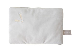 Poduszka welurowa do wózka i łóżeczka 30x20 cm piaskowa PIAPIMO