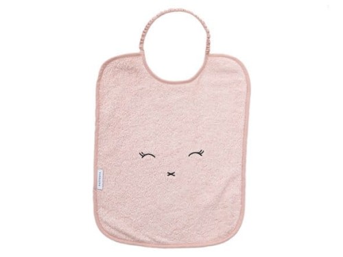 Śliniak bambusowy XL Różowy 0m+ BAMBOOM