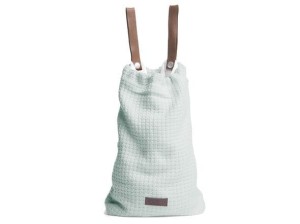 Przybornik organizer do łóżeczka Miętowy 30x36 BAMBOOM