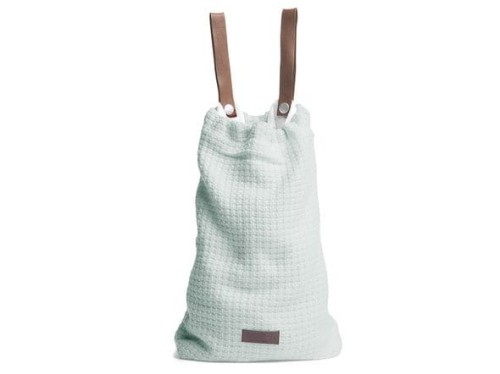 Przybornik organizer do łóżeczka Miętowy 30x36 BAMBOOM