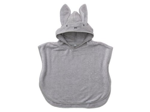 Ręcznik bambusowy poncho Popielaty 0-2l BAMBOOM