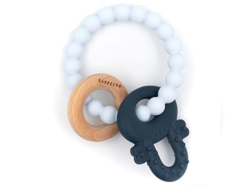 Gryzak silikonowy Serce 4m+ BAMBOOM