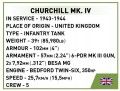 Klocki Czołg 2717 CHURCHILL MK.IV 315 KL Cobi