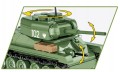 Klocki Czołg Klocki HC WWII T-34-85 Rudy 102 Cobi