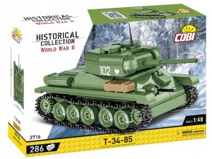 Klocki Czołg Klocki HC WWII T-34-85 Rudy 102 Cobi