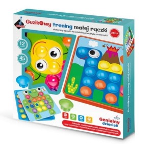 Guzikowy trening małej rączki Układanka Askato