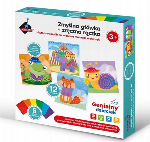 Piankowa Wyklejanka Zwierzątka Askato