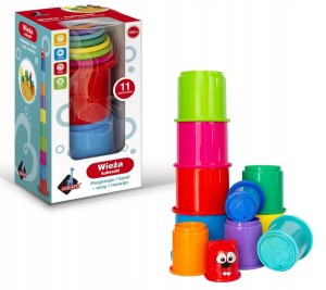 Kubeczki do Zabawy Układania Kąpieli 11el. Askato