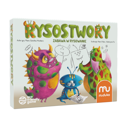 RYSOSTWORY Zabawa w Rysowanie GRA KARCIANA Muduko