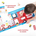CzuCzu Puzzle z dziurką Wóz Strażacki 2+