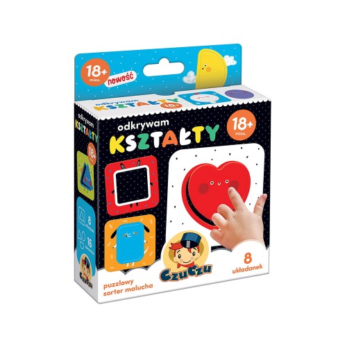 CzuCzu Pierwsze Puzzle Odkrywam Kształty 18m+