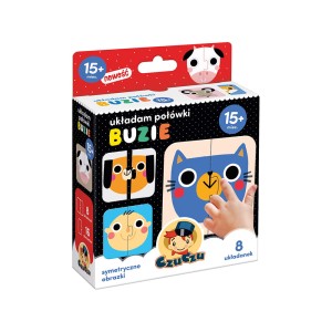CzuCzu Pierwsze Puzzle Układam Połówki Buzie 15m+