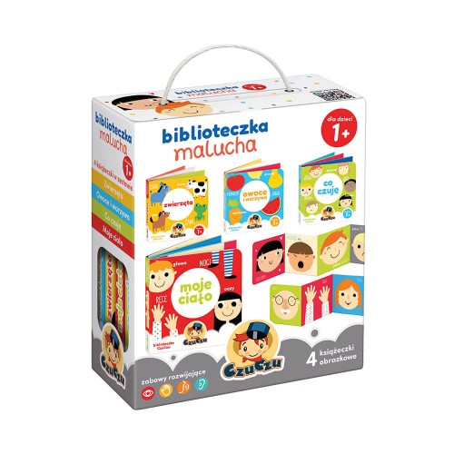 CzuCzu Biblioteczka Malucha Zestaw 4 książeczek 1+