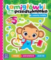 Łamigłówki dla przedszkolaka z wesołą małpką. Rysuję, rozwiązuję, uczę się Aksjomat