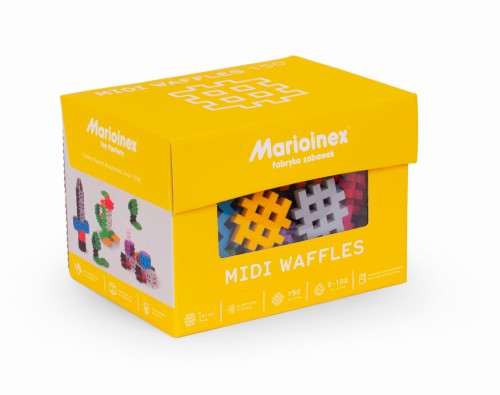 Marioinex Klocki Midi Waffle 150el.