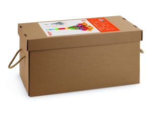 Marioinex Duże Klocki Waffle  Rakieta Karton