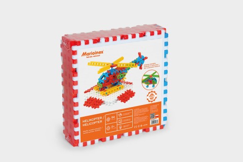 Marioinex Duże Klocki Waffle Helikopter